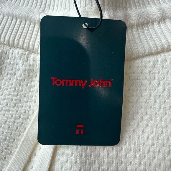 Tommy John Women’s XL sweater lounge jogger knit coconut milk white new with tag - Picture 3 of 9